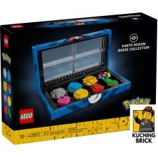 40892 POKEMON Kanto Region Badge Collection